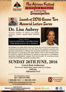 Launch of Lecture Series Press Ad 2016